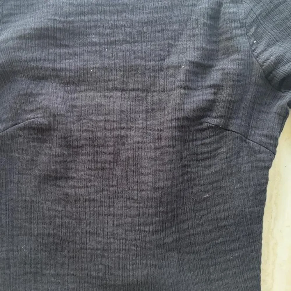 Free people black long sleeve